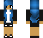 girl blue hair