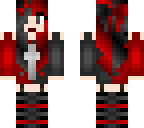 goth girl red