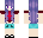 purple haired girl