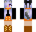 purple halloween cat girl remake