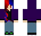 red and blue girl