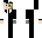 two-face black and white