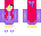 aphmau with pink hair from the valentins date