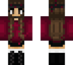 burgendy sweater