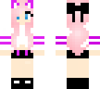 cat pink girl