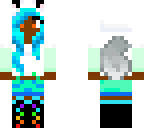 cool blue girl