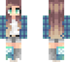 cute plaid fall girl