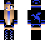 dragon gamer girl blue
