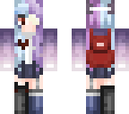 four pixel school girl