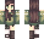 green sweater