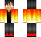 on fire