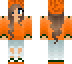 orange pumpkin girl