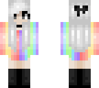pastel rainbow girl