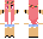 pink haired girl