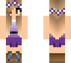 purple kawaii girl