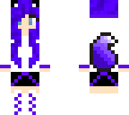 purple wolf girl
