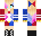 red and blue girl