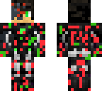 red robot cyborg dying