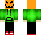 some dude with a pumpkin on his head 