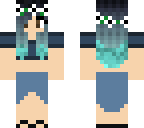 teal ombre flower girl