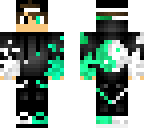white by green fire