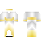 white fading to gold dress base