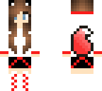 wolf girl red