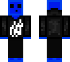blue tbnrslime black shirt