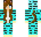 blue tiger girl
