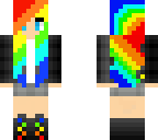 cute rainbow girl
