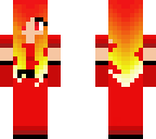 elegent fire gown