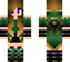 green warrior girl