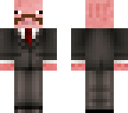 pig with tux and mustache