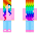 rainbow girl