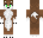 brown wolf with green eyes