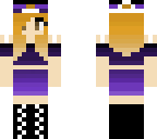 cute purple emo girl