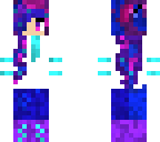 galaxy hair and party girl