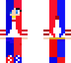 red blue