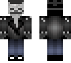 skelleton biker penguin