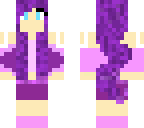 the girl who is in love with purple