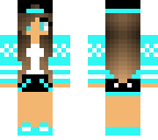 blue cool girl