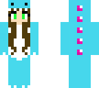 blue dino girl