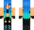 blue workout outfit