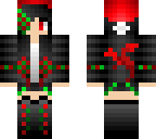 christmas dip dye dragon girl
