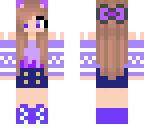 cute purple kitty