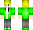 green jacket
