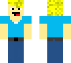 random dude with derp under face