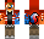 red and blue fox