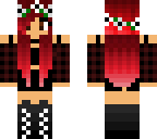red plaid girl
