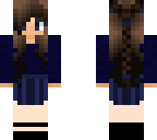 smart shy school girl